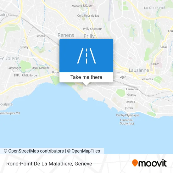 Rond-Point De La Maladière map