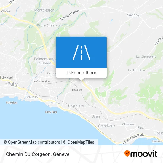 Chemin Du Corgeon map