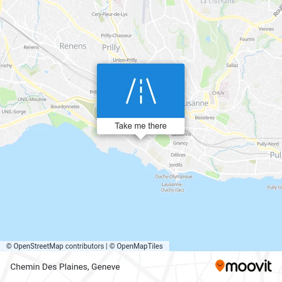 Chemin Des Plaines map