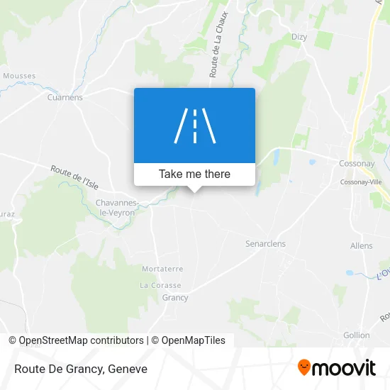 Route De Grancy plan