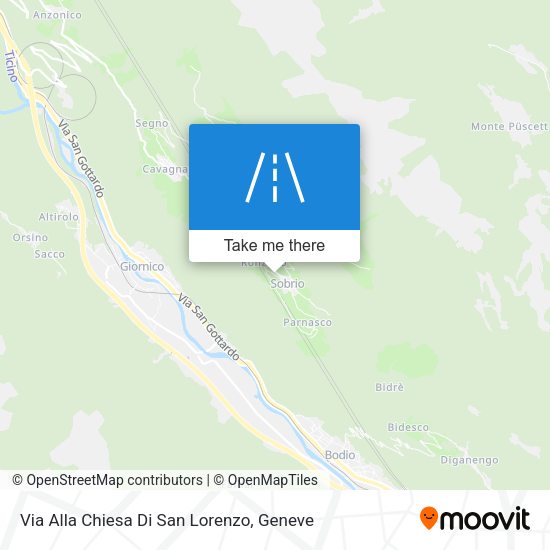 Via Alla Chiesa Di San Lorenzo map