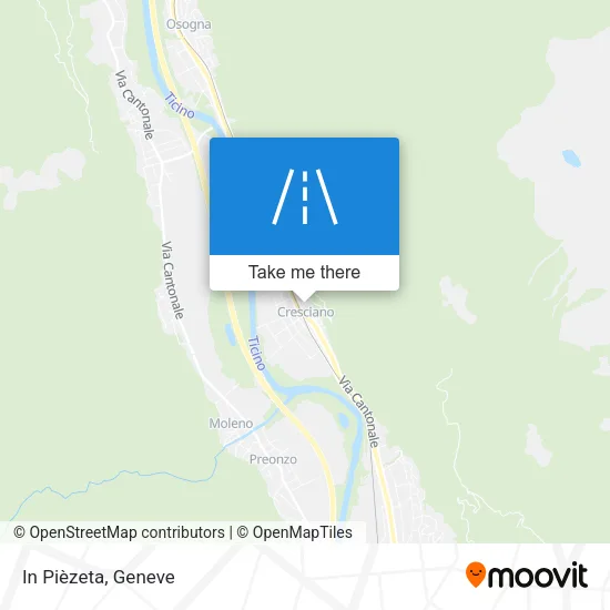 In Pièzeta map