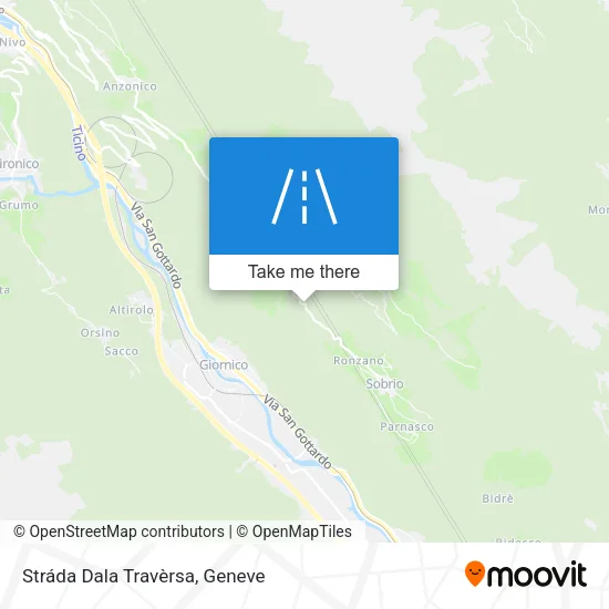 Stráda Dala Travèrsa map