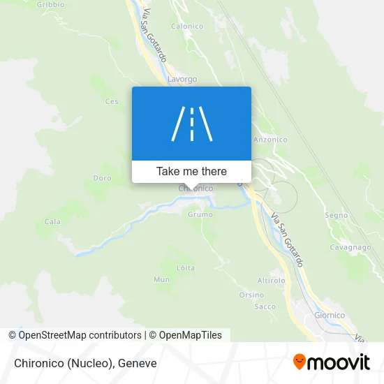 Chironico (Nucleo) map