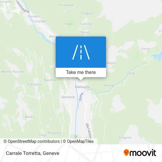 Carrale Torretta map