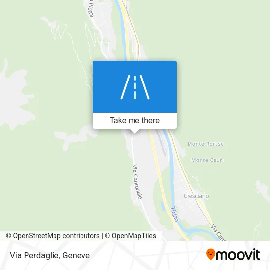Via Perdaglie map