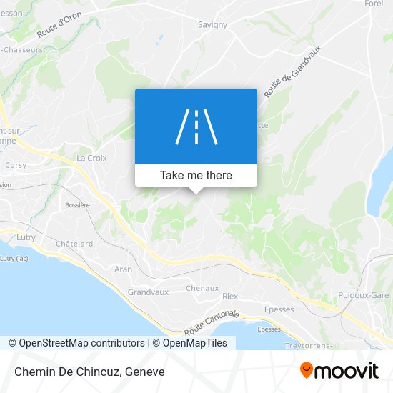 Chemin De Chincuz map