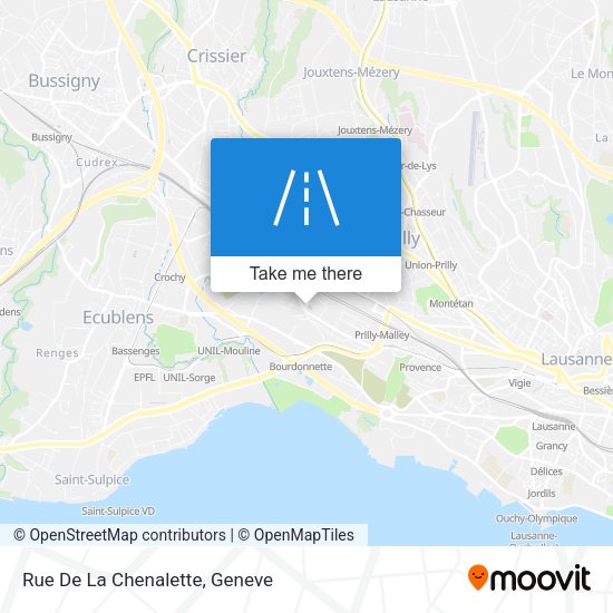 Rue De La Chenalette map