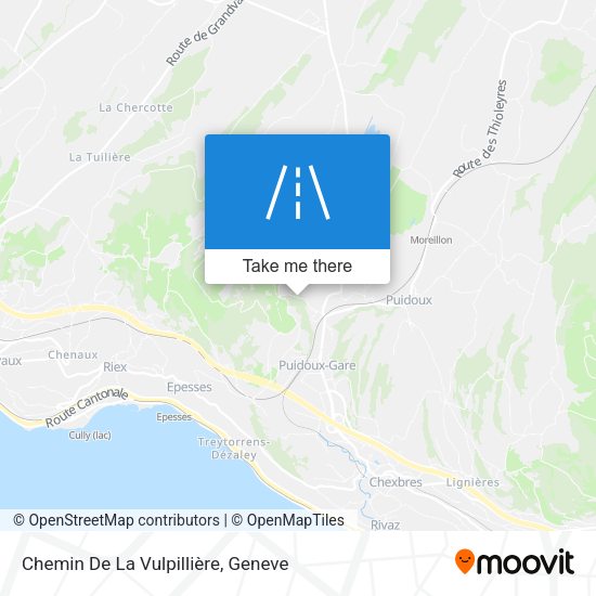 Chemin De La Vulpillière map