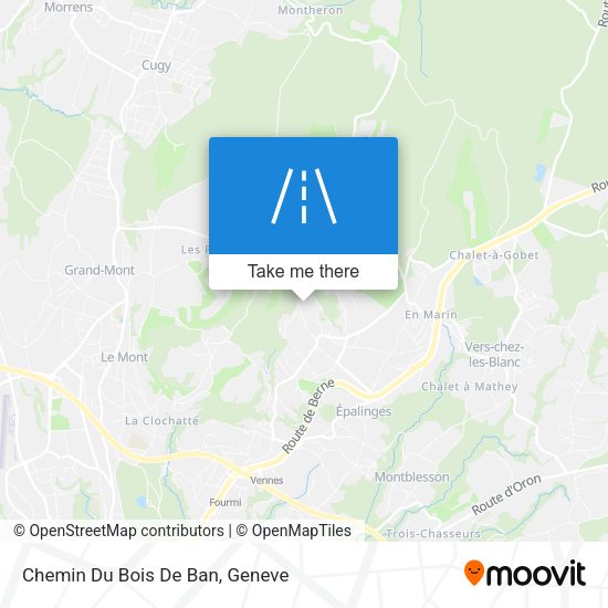 Chemin Du Bois De Ban map
