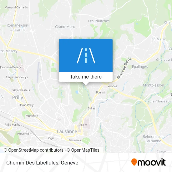 Chemin Des Libellules map