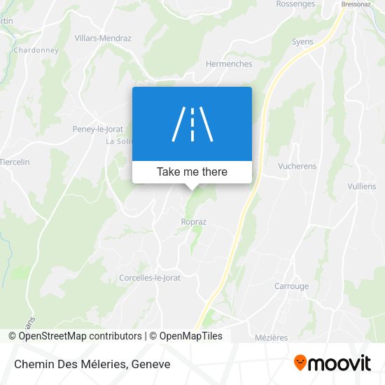Chemin Des Méleries map