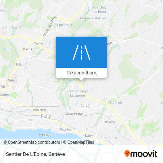 Sentier De L'Epine map