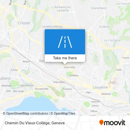 Chemin Du Vieux-Collège map