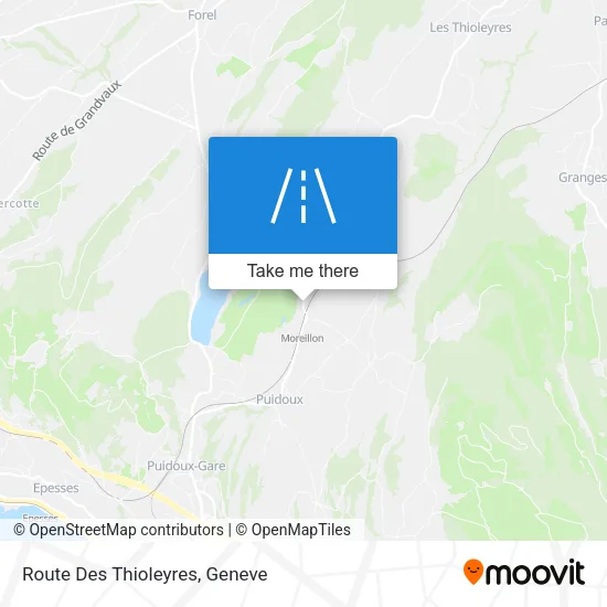 Route Des Thioleyres map