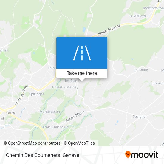 Chemin Des Coumenets map