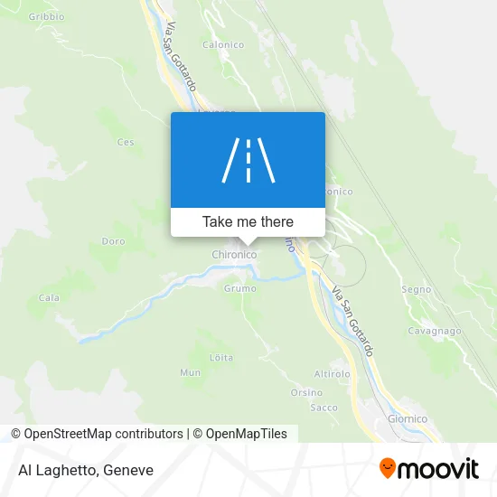 Al Laghetto map