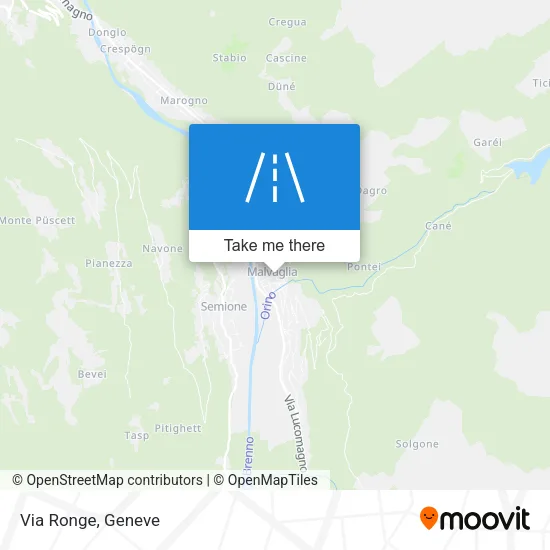 Via Ronge map