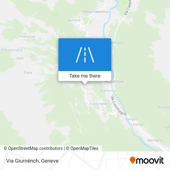 Via Giurnénch plan
