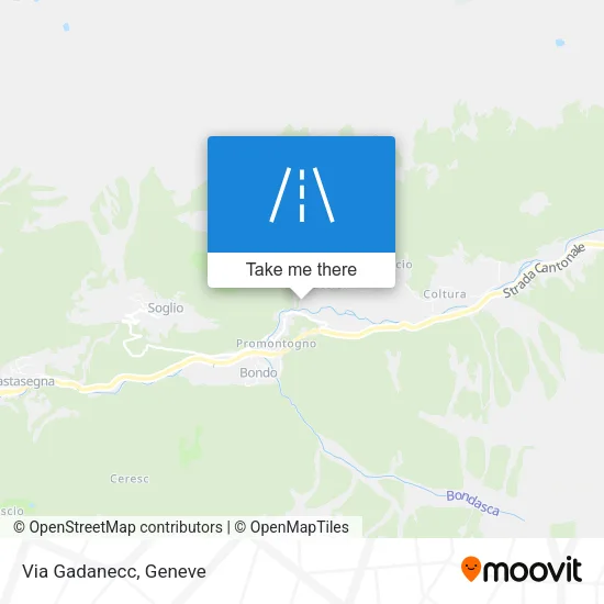 Via Gadanecc map