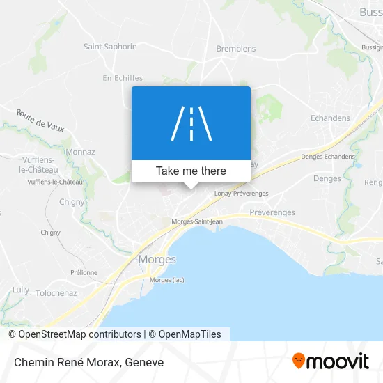 Chemin René Morax map