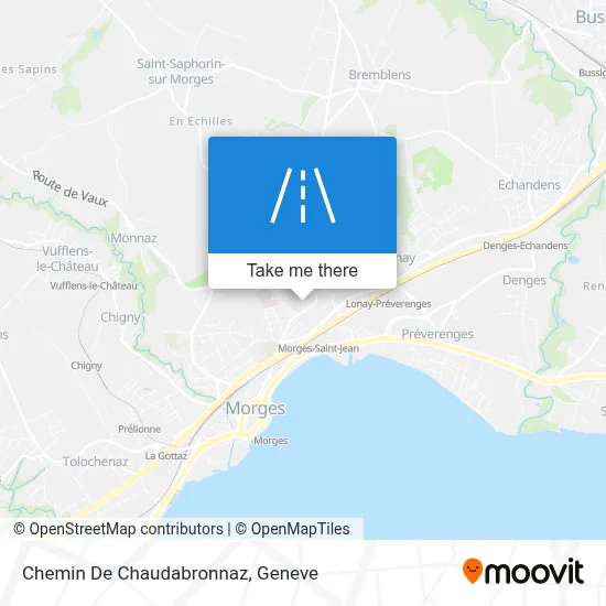 Chemin De Chaudabronnaz map