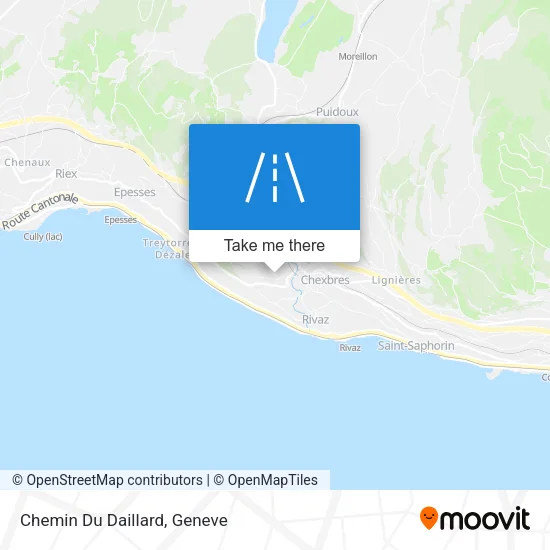 Chemin Du Daillard map