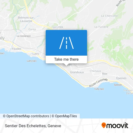 Sentier Des Echelettes map