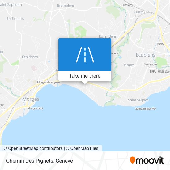 Chemin Des Pignets map