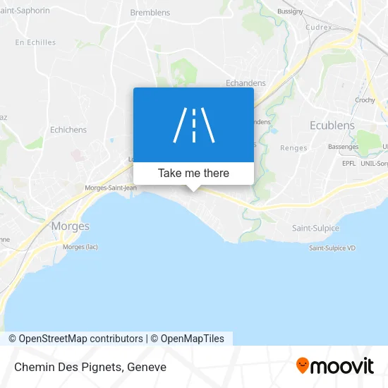 Chemin Des Pignets map