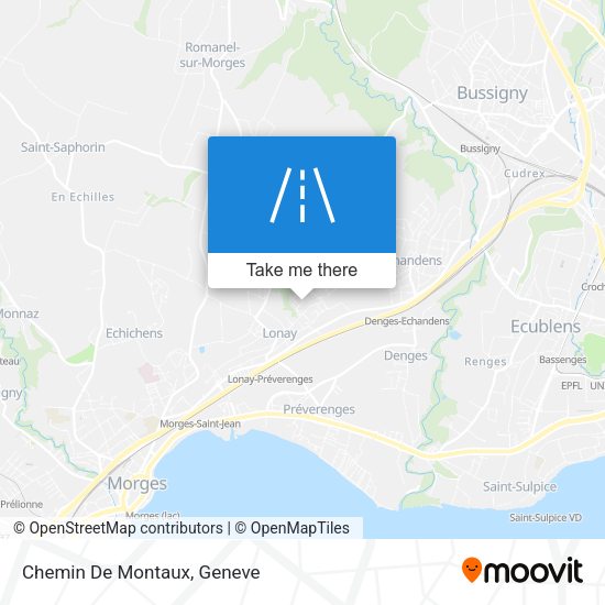 Chemin De Montaux map