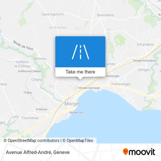 Avenue Alfred-André map
