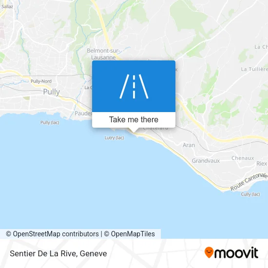 Sentier De La Rive map