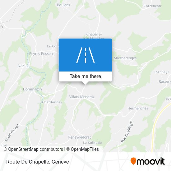 Route De Chapelle map