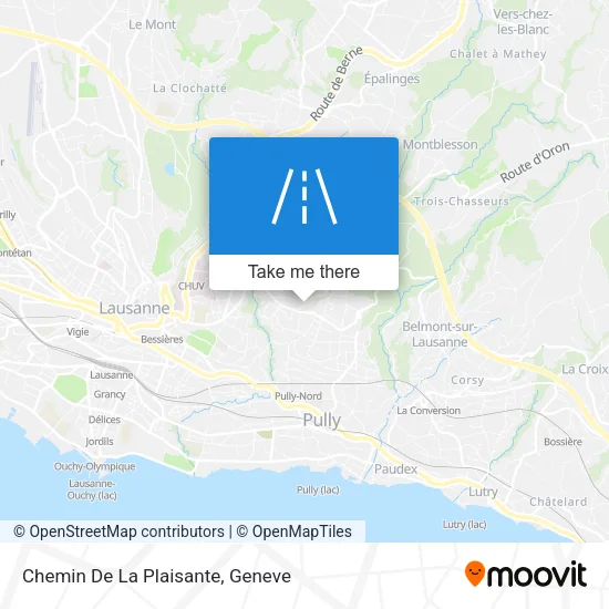 Chemin De La Plaisante map