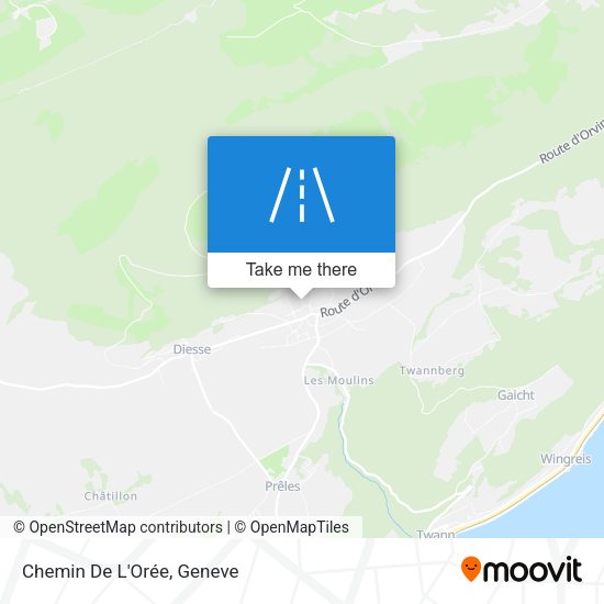Chemin De L'Orée map