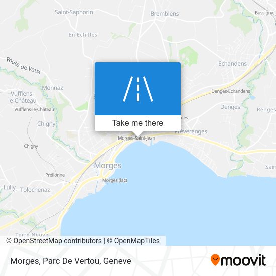 Morges, Parc De Vertou map