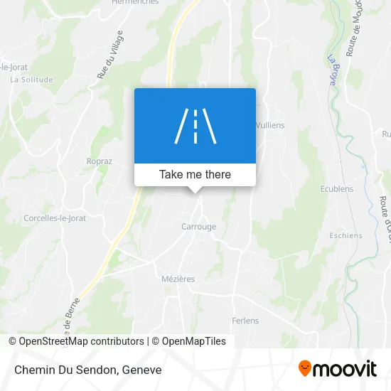 Chemin Du Sendon map