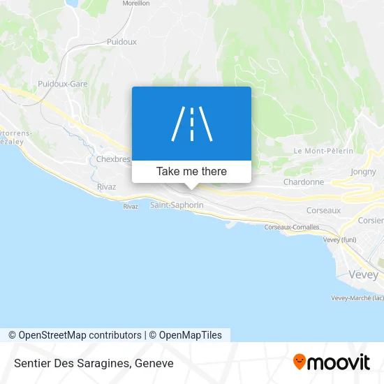 Sentier Des Saragines map