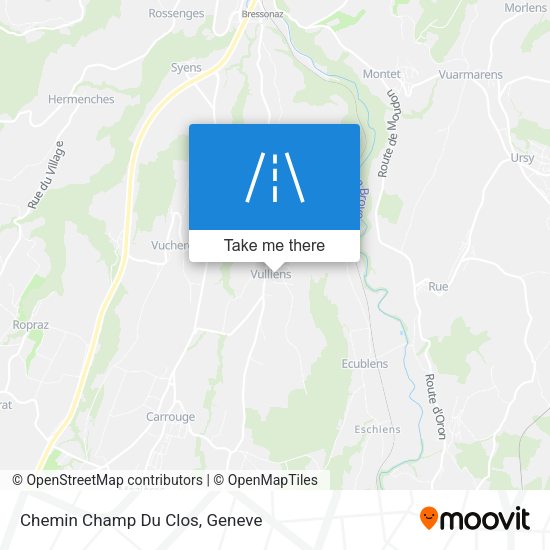 Chemin Champ Du Clos map