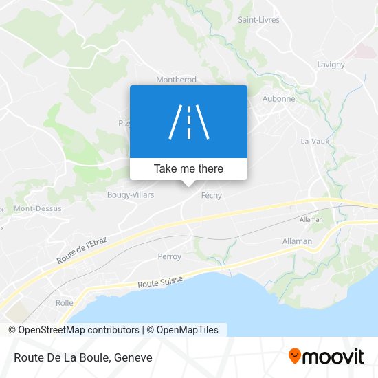 Route De La Boule map