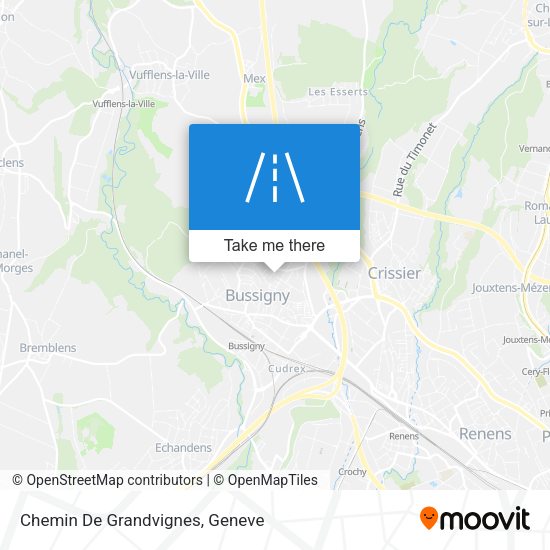 Chemin De Grandvignes map