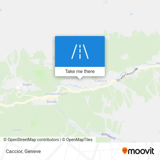 Caccior map