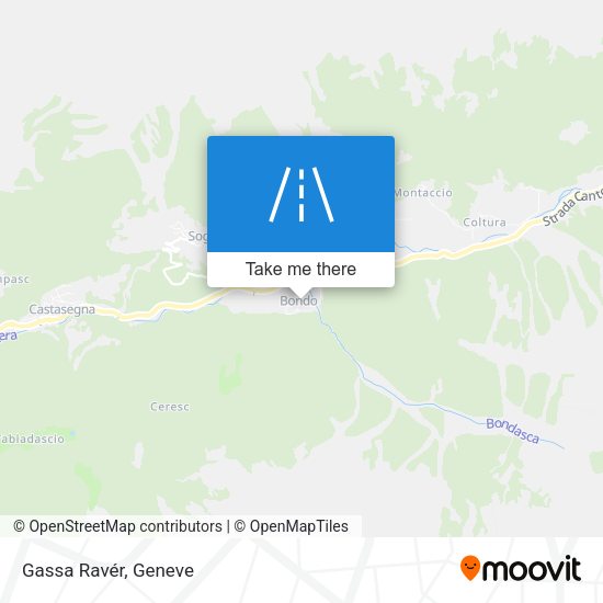 Gassa Ravér map