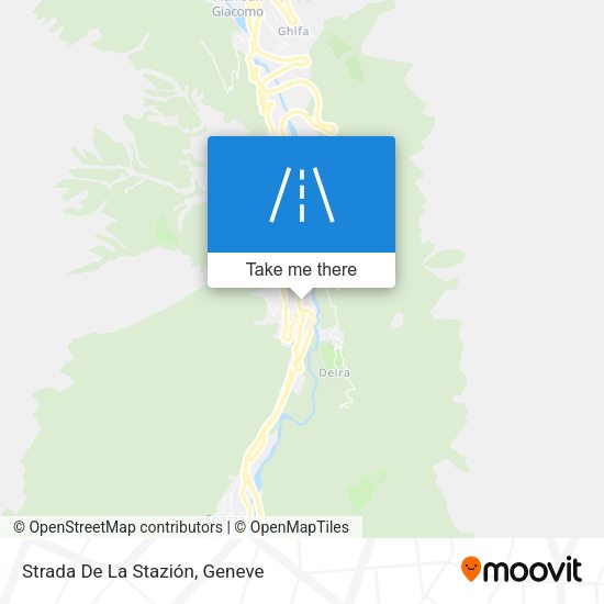 Strada De La Stazión map
