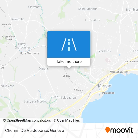 Chemin De Vuideborse map