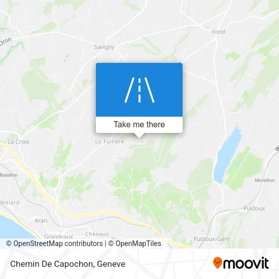 Chemin De Capochon map