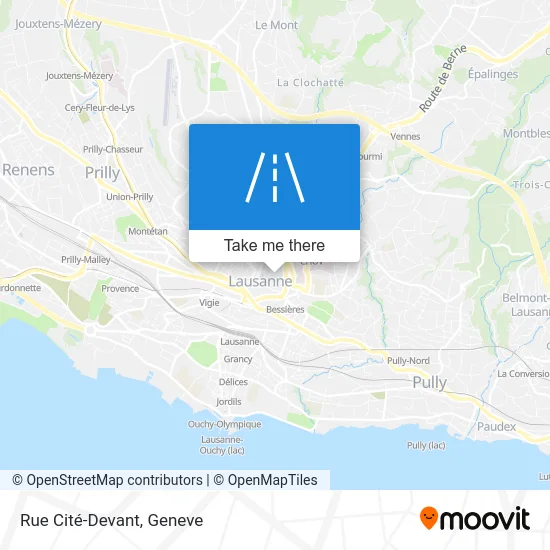 Rue Cité-Devant map