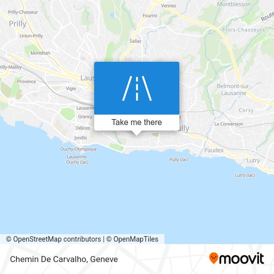 Chemin De Carvalho map