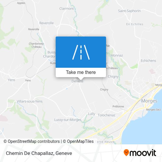 Chemin De Chapallaz map